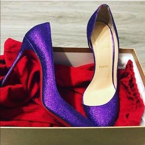 Christian Louboutin Helmour 100 Glitter mini 3815